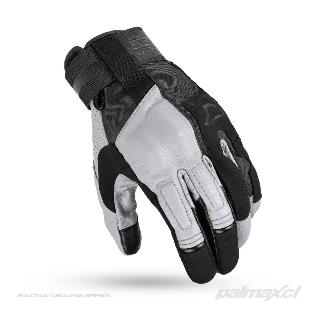 Guantes para moto de calle modelo Ulmex negro/gris | Macna